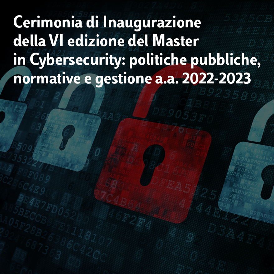 Cerimonia di Inaugurazione della VI edizione del Master in